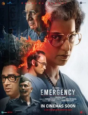 Emergency 2025 Hindi Movie Poster