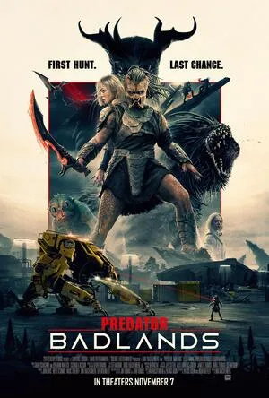 Predator: Badlands 2025 Hindi Dual Audio Movie Poster