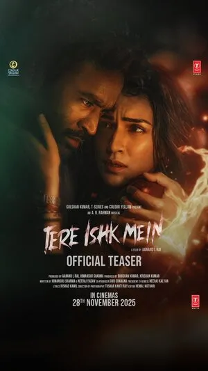 Tere Ishk Mein 2025 Hindi Dual Audio Movie Poster
