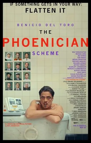 The Phoenician Scheme 2025 Hindi Dual Audio Movie Poster