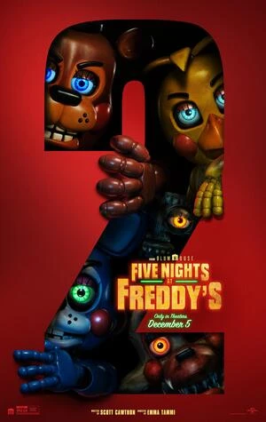 Five Nights at Freddy's 2 2025 Hindi Dual Audio WEB-EDL Movie Poster