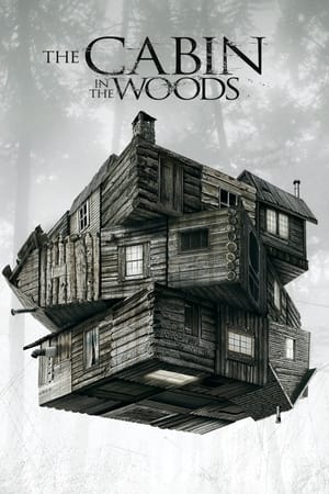 The Cabin in the Woods 2012 Dual Audio Hindi [150MB] Movie Poster